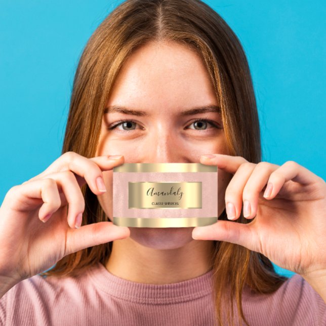 Modern Professionell för  för  Guld-Elegant Visitkort (Skapare uppladdad)