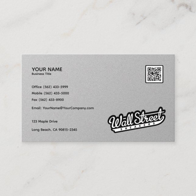 Modern Professionell för luxe-gradient Foil Visitkort (Framsida)