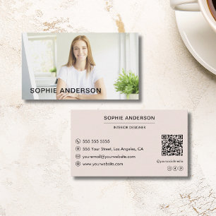 Modern Professionell för minimal Anpassningsbar - Visitkort