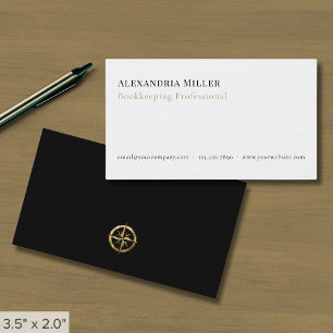 Modern Professionell för minimal bokföring Visitkort