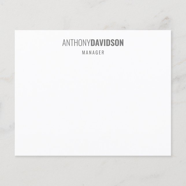 Modern Professionell för minimal Elegant Flygblad (Framsidan)