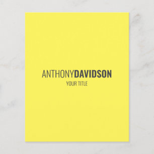 Modern Professionell för minimal Elegant Flygblad