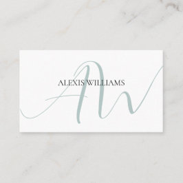 Modern Professionell för minimal Elegant Visitkort