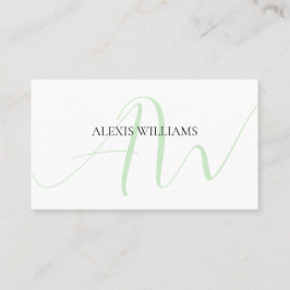 Modern Professionell för minimal Elegant Visitkort