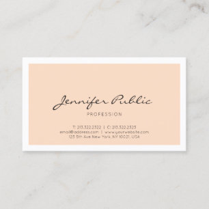 Modern Professionell för minimal elegant Visitkort