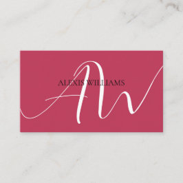 Modern Professionell för minimal Elegant Visitkort