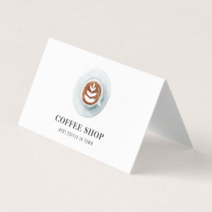 Modern Professionell för minimal kaffeförsäljning Visitkort