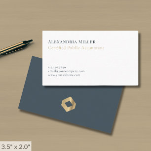 Modern Professionell för minimal redovisning Visitkort
