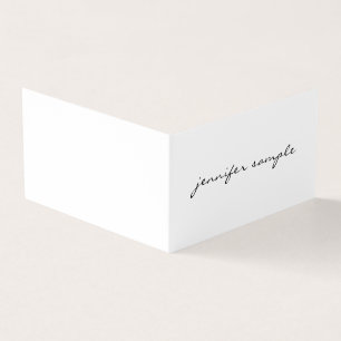 Modern Professionell för minimalistisk Elegant har Visitkort