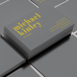 Modern professionell för minimalistisk elegant visitkort