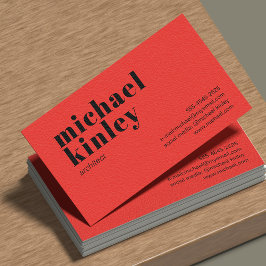 Modern professionell för minimalistisk elegant visitkort