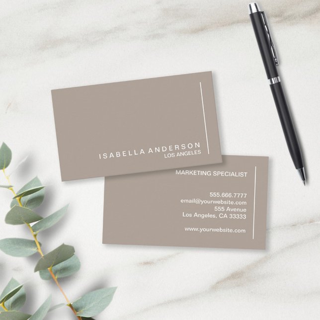 Modern Professionell för minsta möjliga Chic Visitkort (Skapare uppladdad)