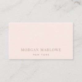 Modern Professionell för  Rosa med minimal Elegant Visitkort