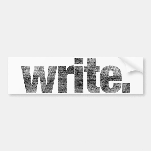 Modern Professionell Författare Typografisk Dekal (Framsidan)