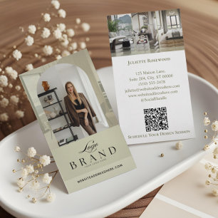 Modern Professionell Foto Ark Foto Galleri Logotyp Visitkort