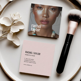 Modern Professionell-foto Fyrkantigt Visitkort