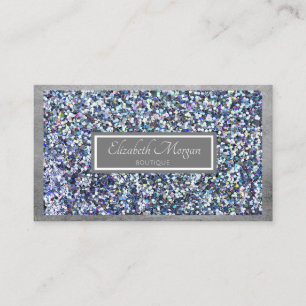 Modern Professionell Glitter, Gnistrande, Ram Visitkort