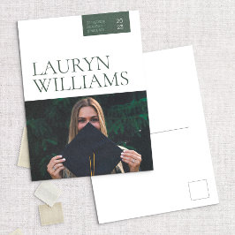 Modern Professionell Grad-meddelande - vykort