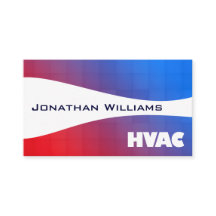 Modern Professionell HVAC-Affärskort