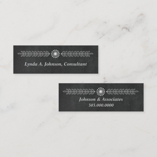 Modern Professionell i kretskort Mini Visitkort (Fram/baksida)