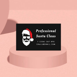 Modern Professionell Jultomten Den vackra julen Visitkort