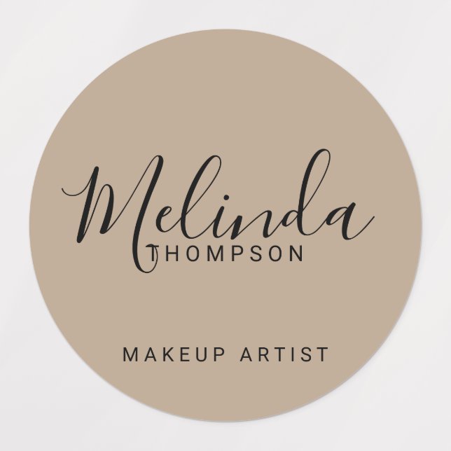 Modern professionell klistermärke (Design 1)