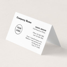 Modern professionell logodesign visitkort