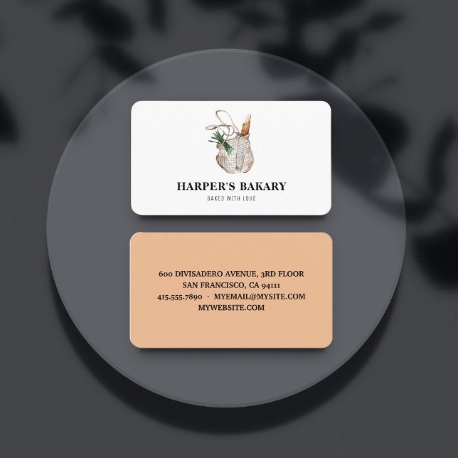 Modern Professionell Logotyp för färsk bageri Visitkort (Skapare uppladdad)