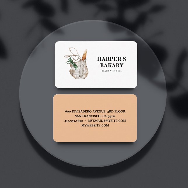 Modern Professionell Logotyp för färsk bageri Visitkort (Skapare uppladdad)