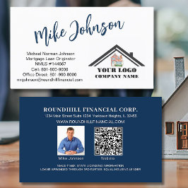 Modern Professionell-Logotyp QR-kod Visitkort