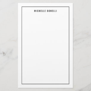 Modern Professionell med enkel minimalism Brevpapper