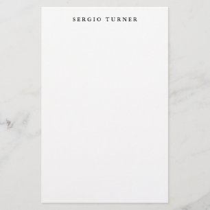 Modern Professionell med enkel minimalistisk  Brevpapper