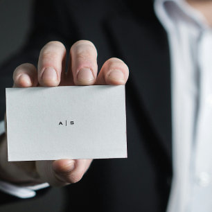 Modern Professionell med fetstil och minimalism Visitkort