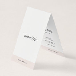 Modern Professionell med minimalistisk Elegant-han Visitkort