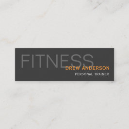 Modern Professionell med två sidors personutbildar Mini Visitkort