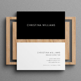 Modern Professionell - minimal enkel Elegant Visitkort