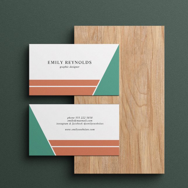 Modern professionell - minimal geometri visitkort (Skapare uppladdad)