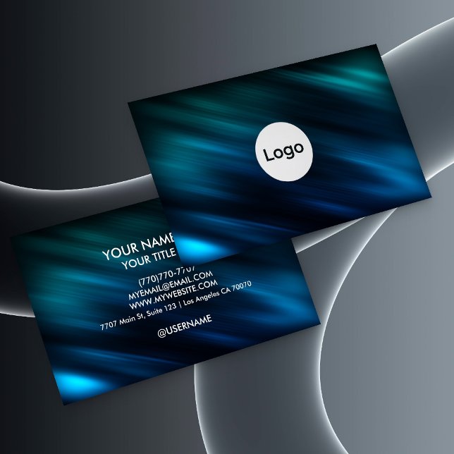 Modern Professionell Minimal Logotyp Visitenkort Visitkort (Skapare uppladdad)