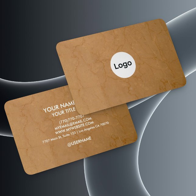 Modern Professionell Minimal Logotyp Visitenkort Visitkort (Skapare uppladdad)