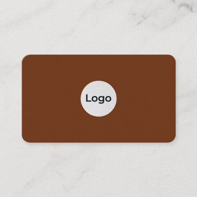 Modern Professionell Minimal Logotyp Visitenkort Visitkort (Framsida)