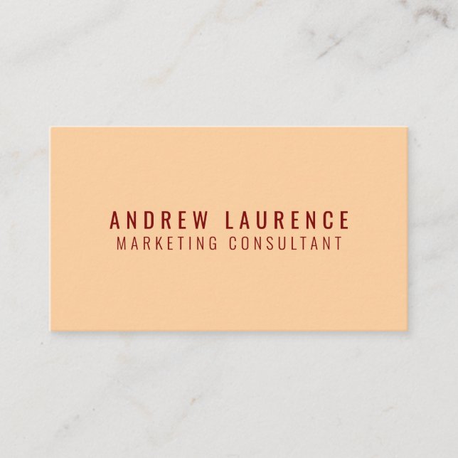 Modern Professionell - minimalistisk Executive Gen Visitkort (Framsida)