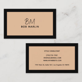 Modern professionell minimalistisk exekutiv generi visitkort