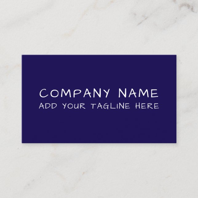 Modern Professionell Minimalistisk Slank Affärsvis Visitkort (Framsida)