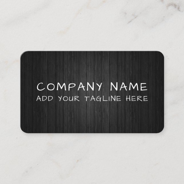 Modern Professionell Minimalistisk Slank Affärsvis Visitkort (Framsida)