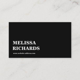 Modern Professionell - minimalistisk Stylist Visitkort