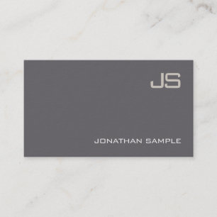 Modern Professionell Monogram Elegant - mall Luxe Visitkort