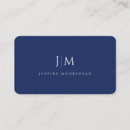 Modern Professionell Monogram - minimalistisk mari Visitkort
