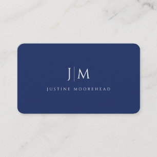 Modern Professionell Monogram - minimalistisk mari Visitkort