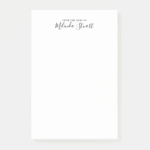 Modern professionell post-it block