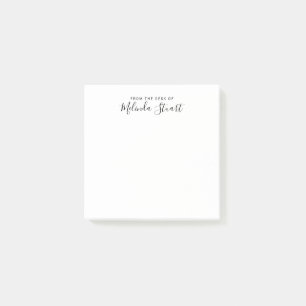 Modern professionell post-it block